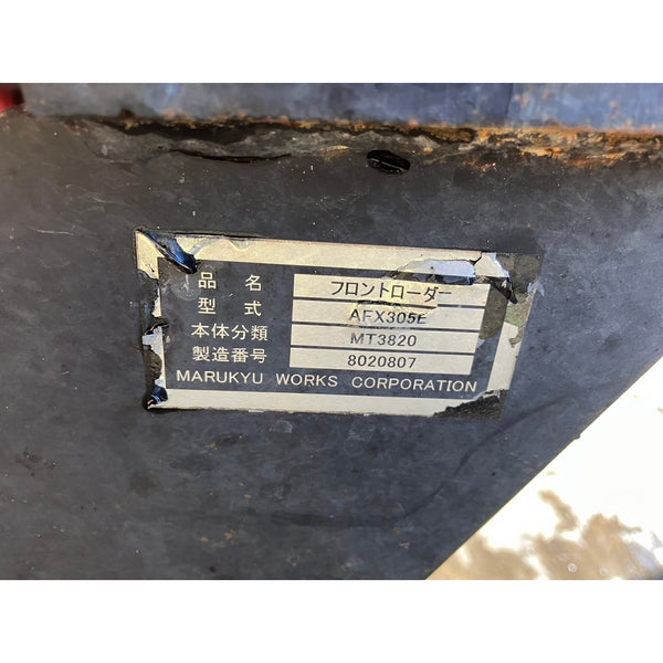 Tracteur Yanmar FX28D 2075h