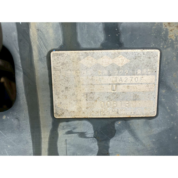 Tracteur Iseki TA270F 483h