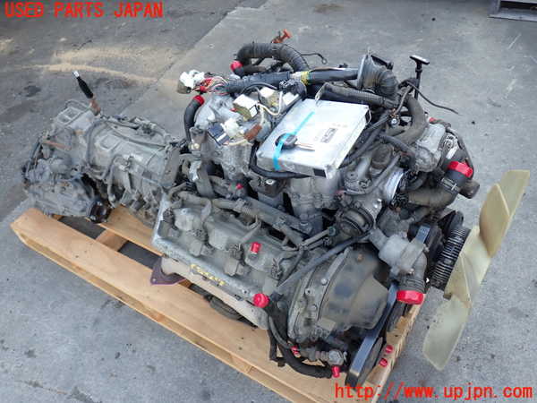 WP24011 Land Cruiser série 100 (UZJ100W) ENSEMBLE MOTEUR TRANSMISSION (pièces auxiliaires &amp; ECU) 2UZ-FE 4FAT Occasion